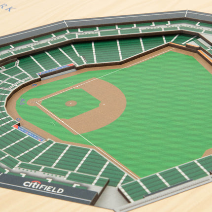 New York Mets 5-Layer 3D StadiumView Wall Art