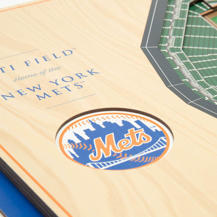 New York Mets 5-Layer 3D StadiumView Wall Art