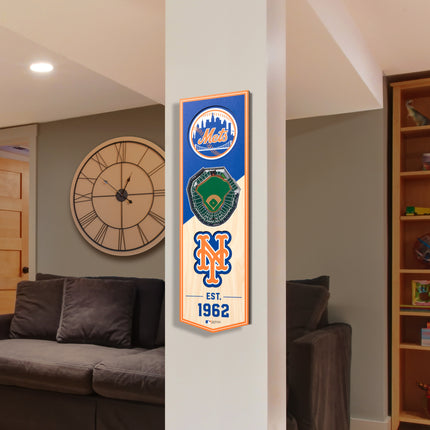 New York Mets 3D Stadium 6x19 Banners