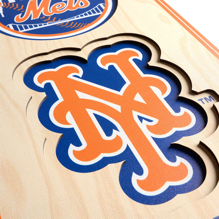 New York Mets 8x32 3D Stadium Banner