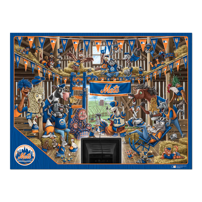 New York Mets Barnyard Fans Puzzle - 500 PC