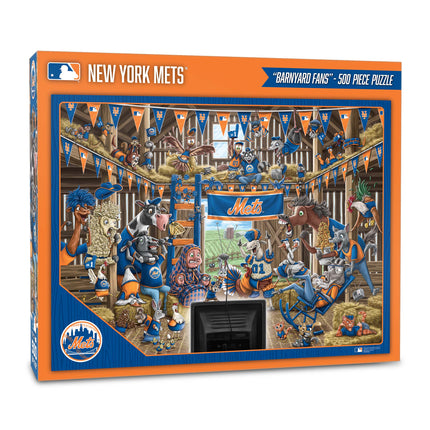 New York Mets Barnyard Fans Puzzle - 500 PC
