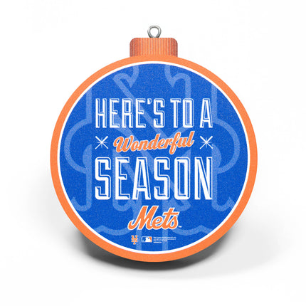 New York Mets 3D Logo Series Ornament