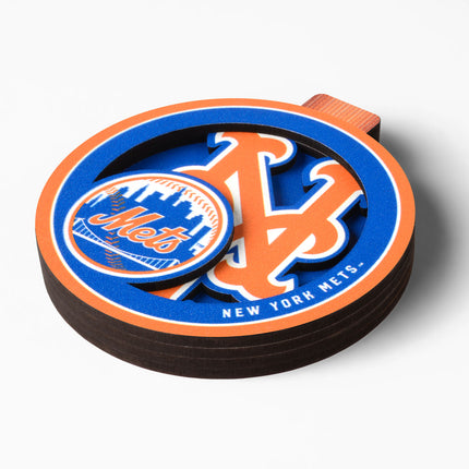 New York Mets 3D Logo Series Ornament
