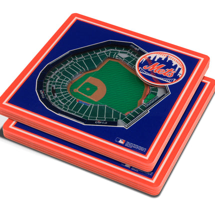 New York Mets 3D Stadium View Coasters