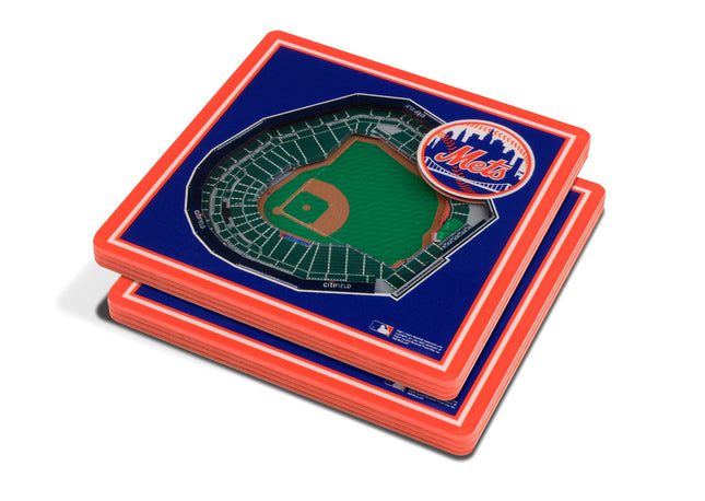 New York Mets 3D Stadium View Coasters
