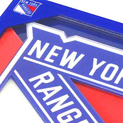 New York Rangers 3D Logo Series Coasters