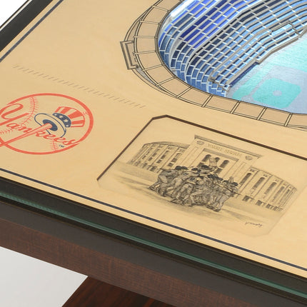 New York Yankees 25-Layer StadiumView End Table