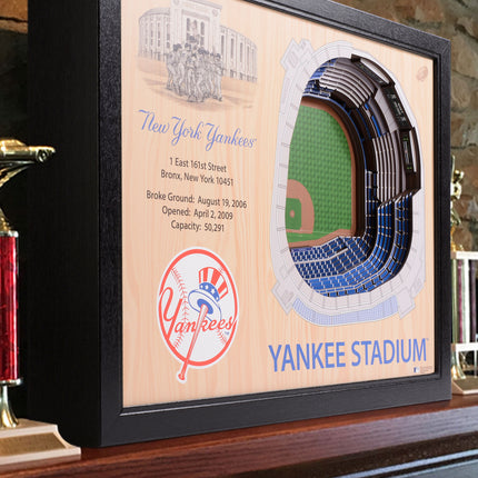 New York Yankees 25 Layer Stadium Art