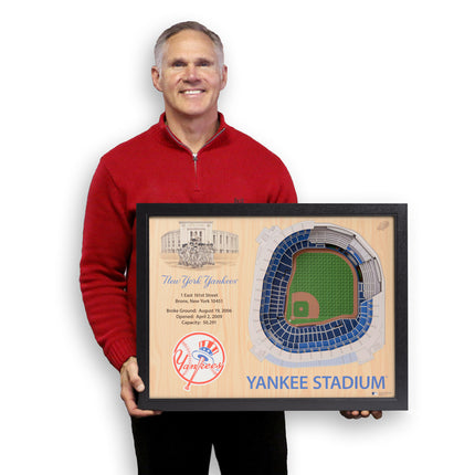 New York Yankees 25 Layer Stadium Art