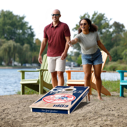 New York Yankees Cornhole Boards 2x4