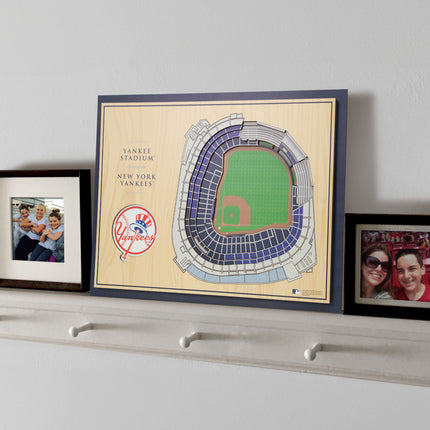 New York Yankees 5-Layer 3D StadiumView Wall Art