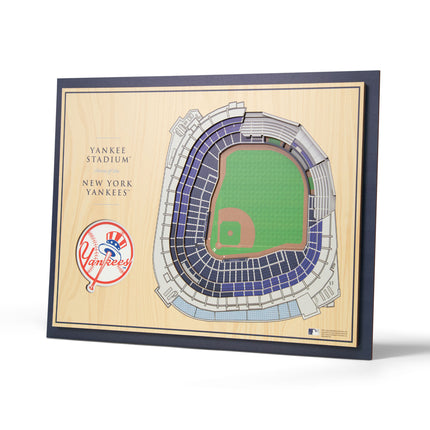 New York Yankees 5-Layer 3D StadiumView Wall Art