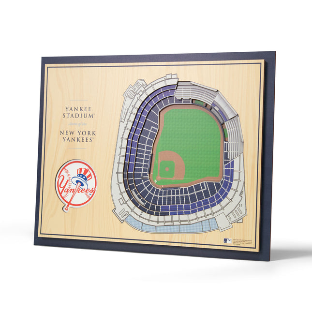 New York Yankees 5-Layer 3D StadiumView Wall Art
