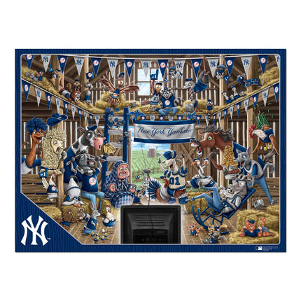 New York Yankees Barnyard Fans Puzzle - 500 PC