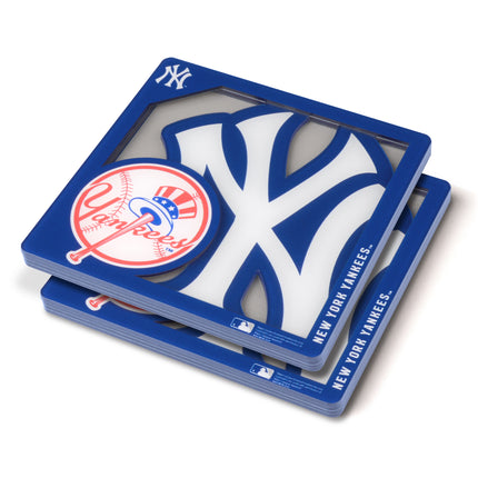 New York Yankees 3D Logo Series Coasters