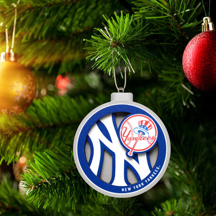 New York Yankees 3D Logo Series Ornament