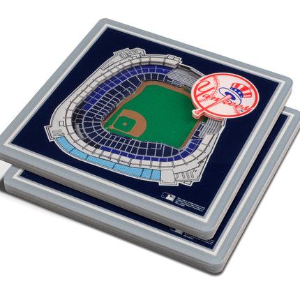 New York Yankees 3D Stadium View Coasters