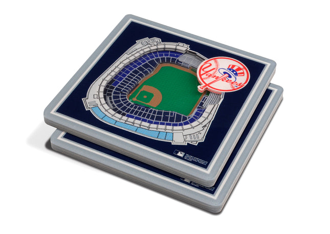 New York Yankees 3D Stadium View Coasters