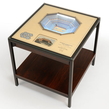 North Carolina Tar Heels 25-Layer StadiumView End Table