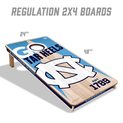 North Carolina Tar Heels 2x4 Cornhole Boards