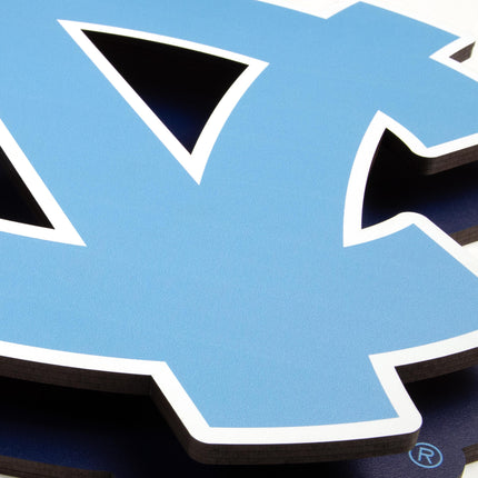 North Carolina Tar Heels 3DX Die Cut Logo