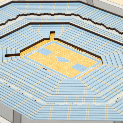 North Carolina Tar Heels 5-Layer 3D StadiumView Wall Art