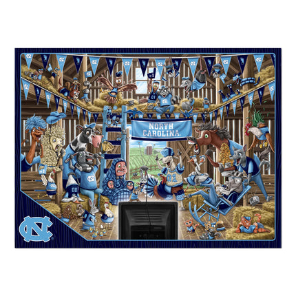 North Carolina Tar Heels Barnyard Fans Puzzle - 500 PC