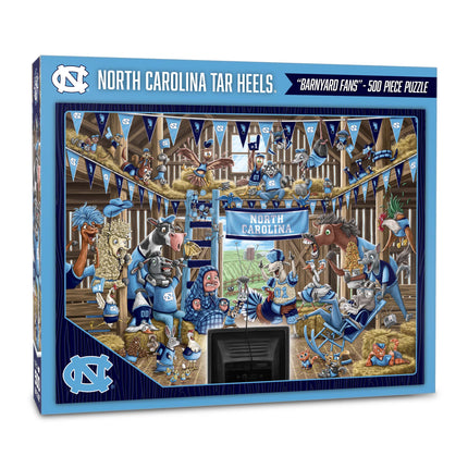 North Carolina Tar Heels Barnyard Fans Puzzle - 500 PC