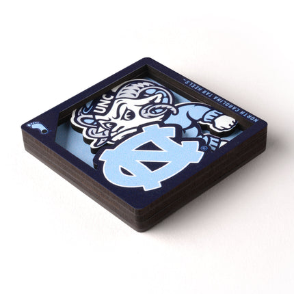 North Carolina Tar Heels 3D Logo Series Magnet