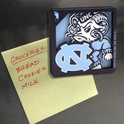 North Carolina Tar Heels 3D Logo Series Magnet