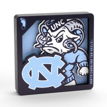 North Carolina Tar Heels 3D Logo Series Magnet