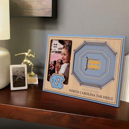 North Carolina Tar Heels 3D StadiumView Picture Frame