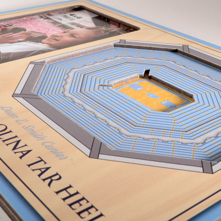 North Carolina Tar Heels 3D StadiumView Picture Frame
