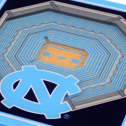 North Carolina Tar Heels 3D Stadium View Coasters