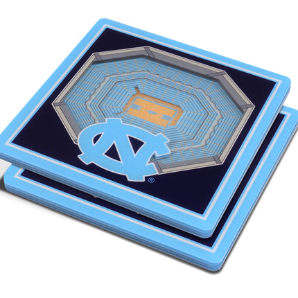 North Carolina Tar Heels 3D Stadium View Coasters