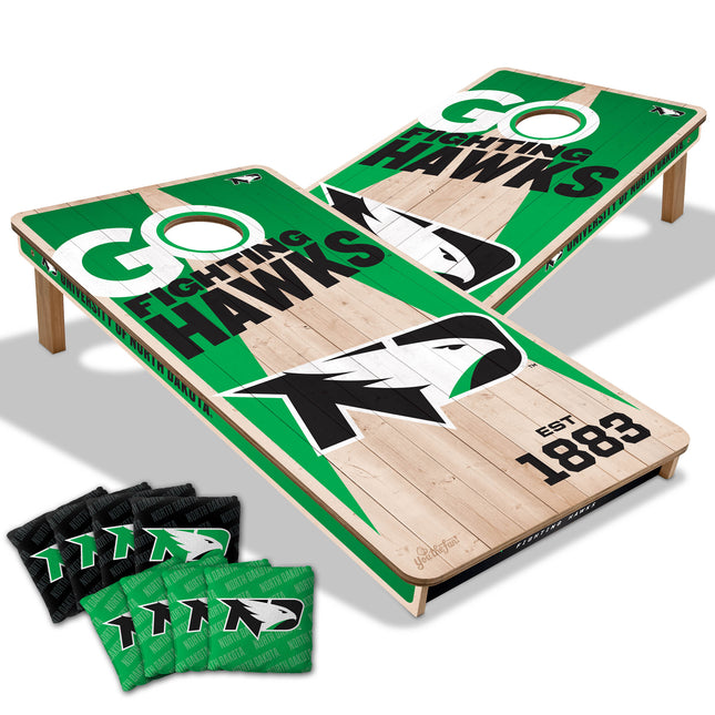 North Dakota Fighting Hawks 2x4 Cornhole Boards