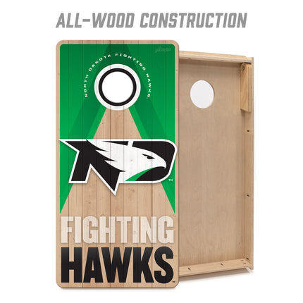 North Dakota Fighting Hawks 2x4 Slogan Series Cornhole Boards