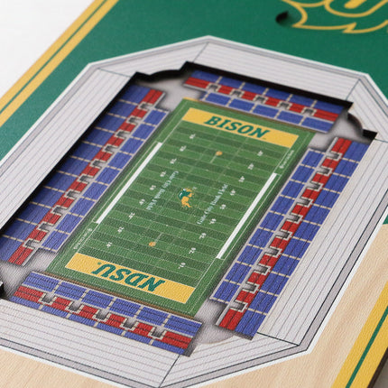 North Dakota State Bison 3D Stadium 6x19 Banners
