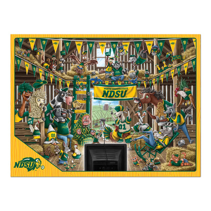 North Dakota State Bison Barnyard Fans Puzzle - 500 PC