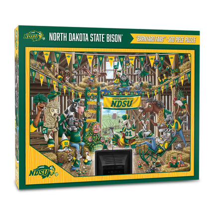 North Dakota State Bison Barnyard Fans Puzzle - 500 PC