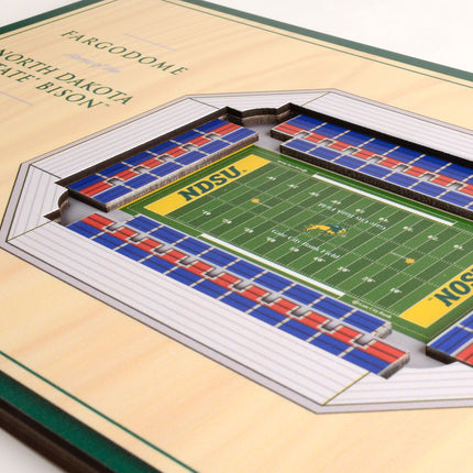 North Dakota State Bison 3D StadiumView Desktop