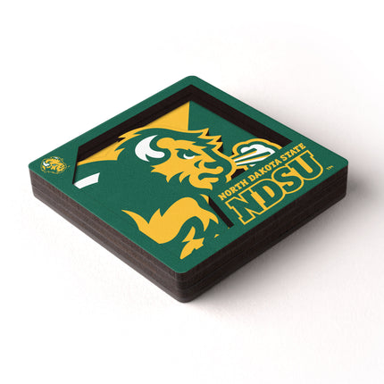 North Dakota State Bison 3D Logo Series Magnet