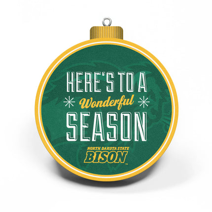 North Dakota State Bison 3D StadiumView Ornaments