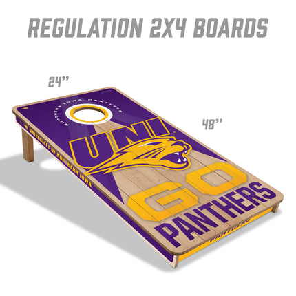 Northern Iowa Panthers 2x4 Slogan Series Cornhole Boards