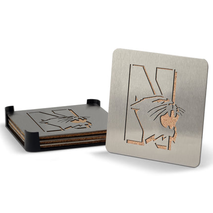 Northwestern Wildcats (4) Boaster Drink Coasters