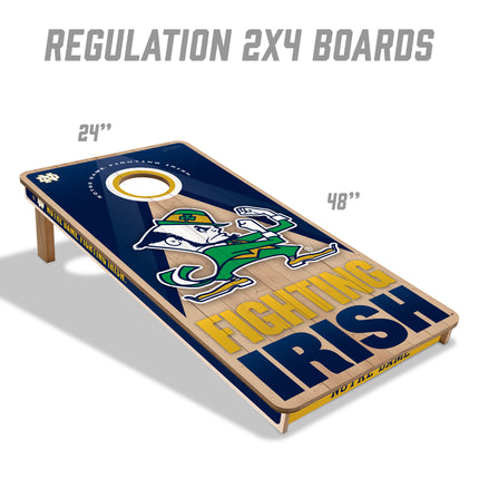 Notre Dame Fighting Irish 2x4 Slogan Series Cornhole Boards