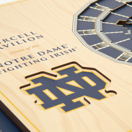 Notre Dame Fighting Irish 5-Layer 3D StadiumView Wall Art