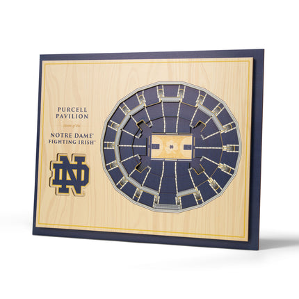 Notre Dame Fighting Irish 5-Layer 3D StadiumView Wall Art