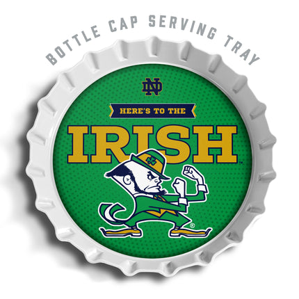 Notre Dame Fighting Irish Bottle Cap Serving Tray
